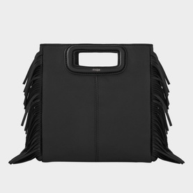 M Fringed Leather Bag