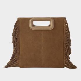 M Fringed Suede Bag
