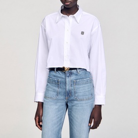 Cropped Logo Shirt