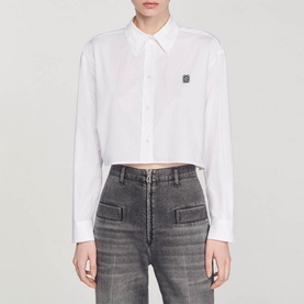 Cropped Logo Shirt