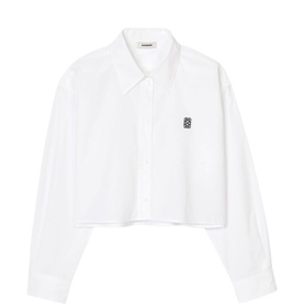Cropped Logo Shirt