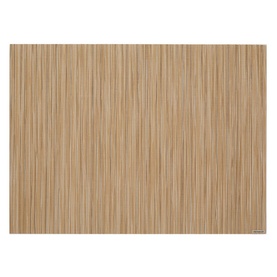 Chilewich Rib Weave Rectangle Placemat in yellow, woven Terrastrand textile with fine linear ribbed texture
