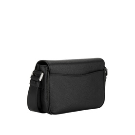 Triangle Logo Leather Shoulder Bag