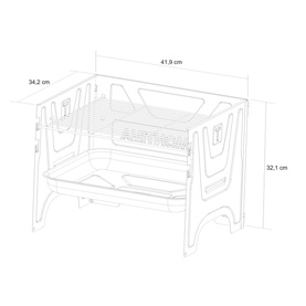 Carbon Steel Flat-Packed Portable BBQ Grill