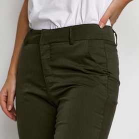 Lea Cropped Straight Leg Trousers