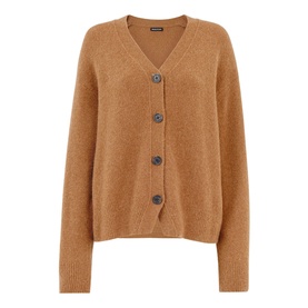 Textured Wool Knit Cardigan