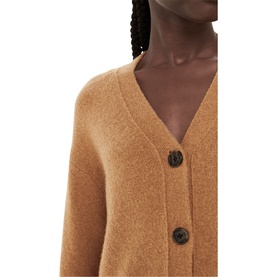 Textured Wool Knit Cardigan