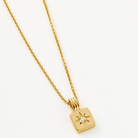 Mini Star Ridge Pendant Necklace