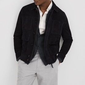 Thomas Suede Leather Jacket