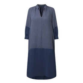 Colour-Block Smock Dress