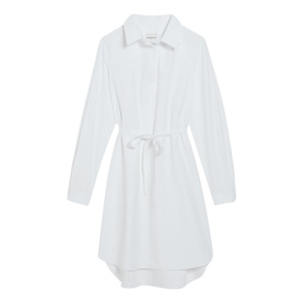 Solid Shirt Dress