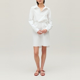 Solid Shirt Dress