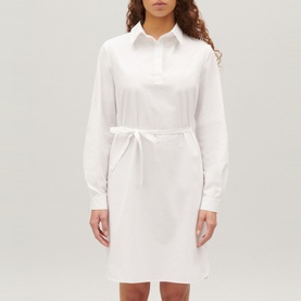Solid Shirt Dress
