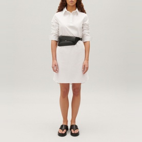 Solid Shirt Dress