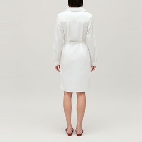 Solid Shirt Dress
