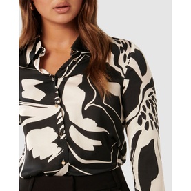 Lila Printed Shirt