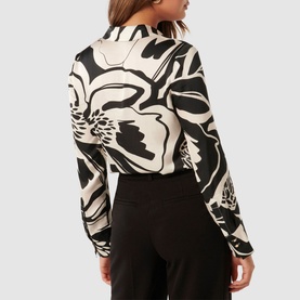 Lila Printed Shirt