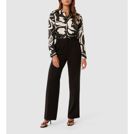 Lila Printed Shirt