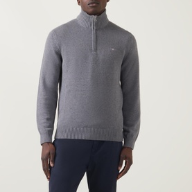 Half-Zip Casual Sweatshirt