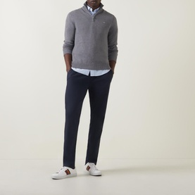 Half-Zip Casual Sweatshirt