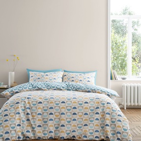 Hans Retro Spot Duvet Set Natural
