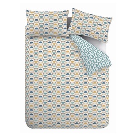 Hans Retro Spot Duvet Set Natural