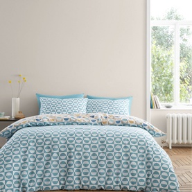 Hans Retro Spot Duvet Set Natural