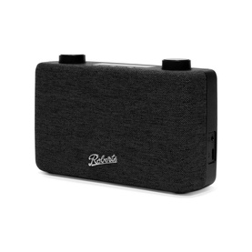 Play FM Portable Black Radio USB C
