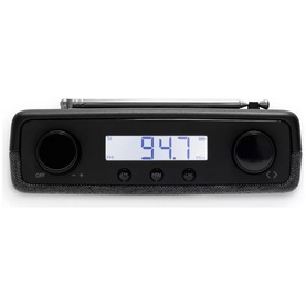 Play FM Portable Black Radio USB C