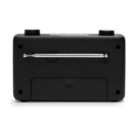 Play FM Portable Black Radio USB C