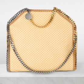 Falabella 3 Chain Woven Tote Bag