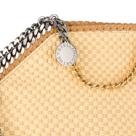 Falabella 3 Chain Woven Tote Bag