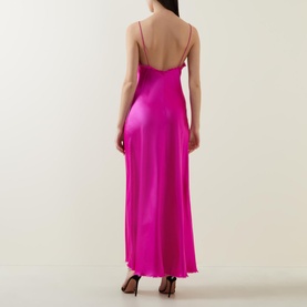 Luciole Bow Silk Dress