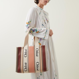 Woody Medium Canvas Tote Bag