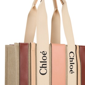 Woody Medium Canvas Tote Bag