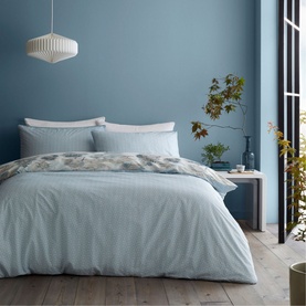 Japanese Garden Duvet Set Seafoam
