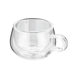 Double-Walled Espresso Glass Two-Piece Set