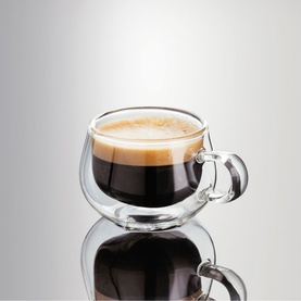 Double-Walled Espresso Glass Two-Piece Set