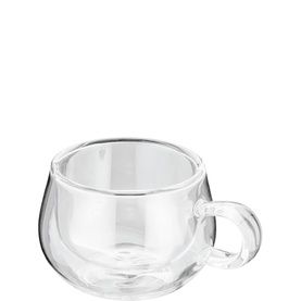 Double-Walled Espresso Glass Two-Piece Set