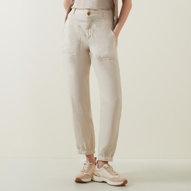 Shenas High-Rise Straight Leg Trousers