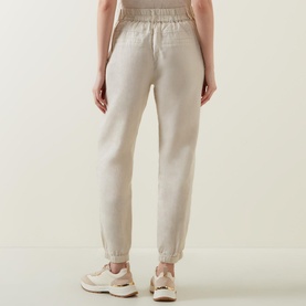 Shenas High-Rise Straight Leg Trousers