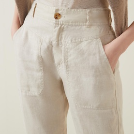 Shenas High-Rise Straight Leg Trousers