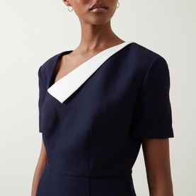 Asymmetric Fitted Dress