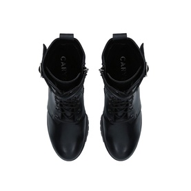 Secure Lace-Up Biker Boots