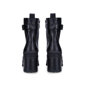 Secure Lace-Up Biker Boots