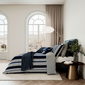 Imara Duvet Set Navy