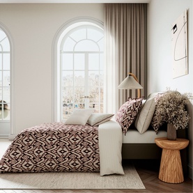 Sato Square Pillowcase Pair Mulberry