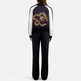 Embroidered Bomber Jacket