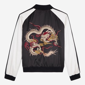 Embroidered Bomber Jacket