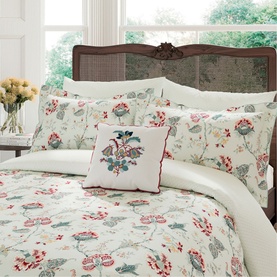 Palampore Trail Duvet Set Duck Egg